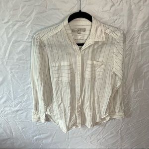 Loft button down top - small